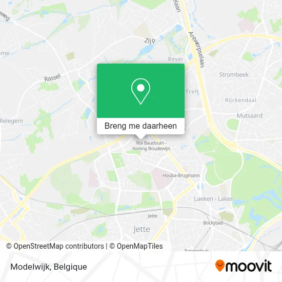 Modelwijk kaart
