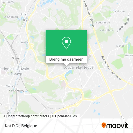 Kot D'Or kaart