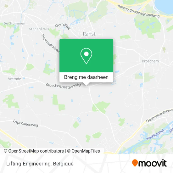 Lifting Engineering kaart