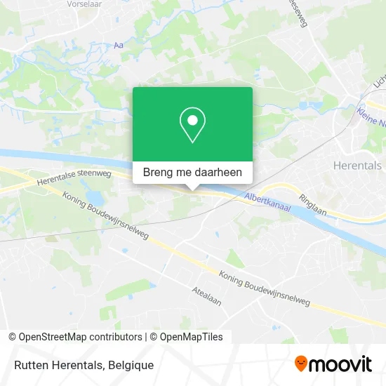 Rutten Herentals kaart