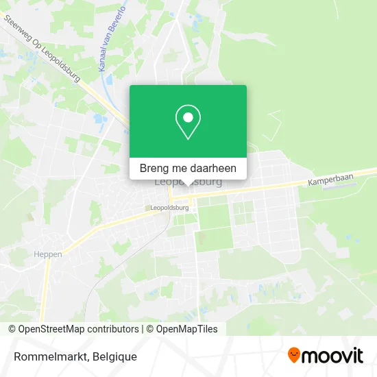 Rommelmarkt kaart