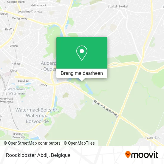 Roodklooster Abdij kaart
