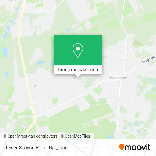 Laser Service Point kaart