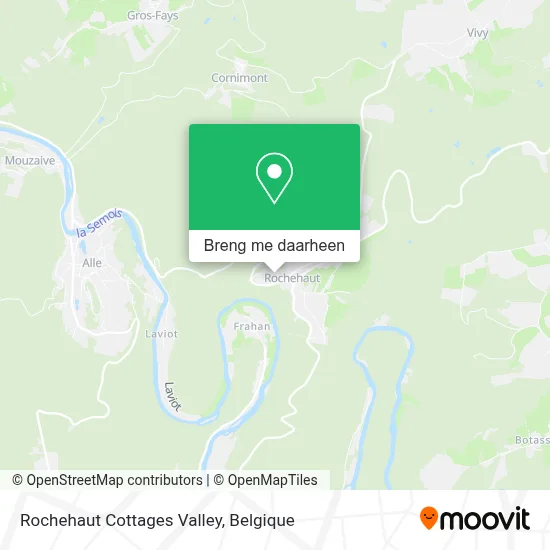 Rochehaut Cottages Valley kaart
