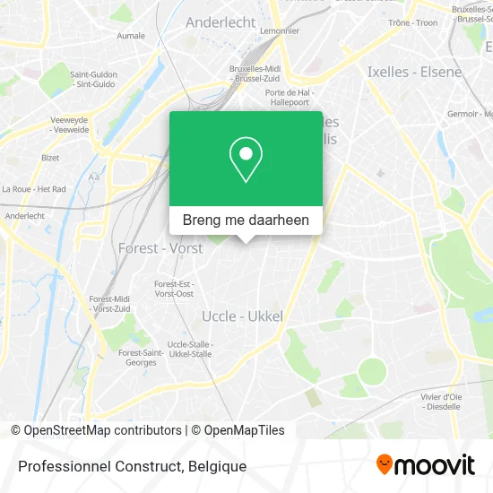 Professionnel Construct kaart