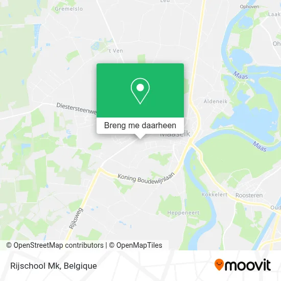 Rijschool Mk kaart
