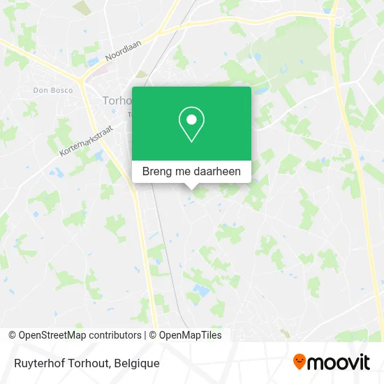 Ruyterhof Torhout kaart