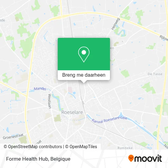 Forme Health Hub kaart
