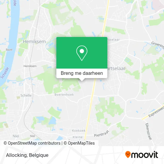 Allocking kaart