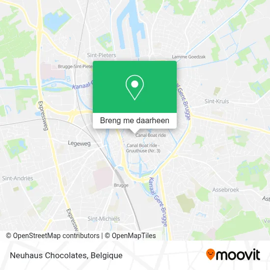 Neuhaus Chocolates kaart