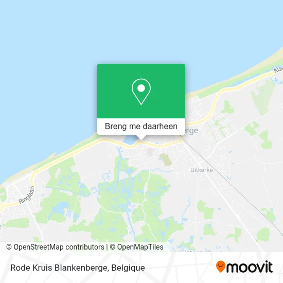 Rode Kruis Blankenberge kaart