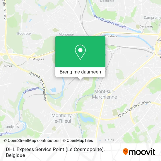 DHL Express Service Point (Le Cosmopolite) kaart