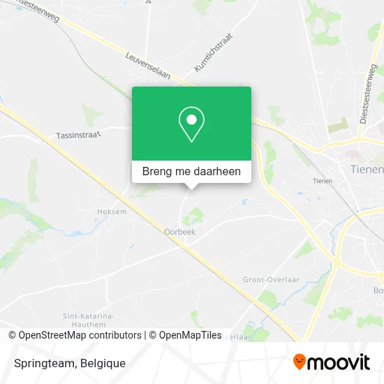 Springteam kaart
