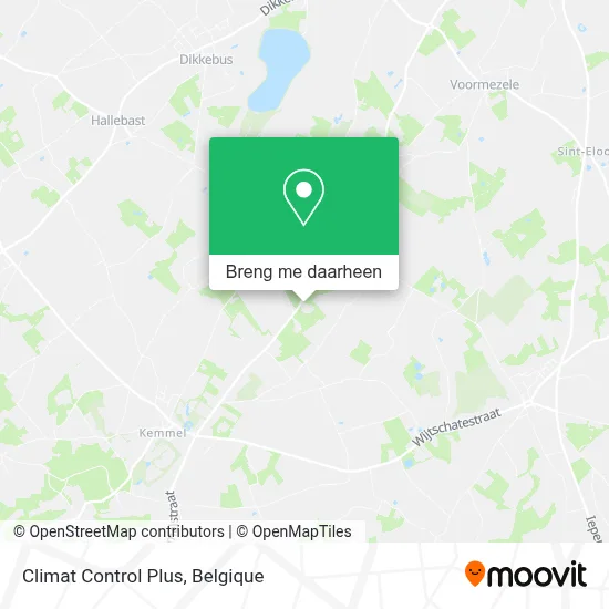 Climat Control Plus kaart