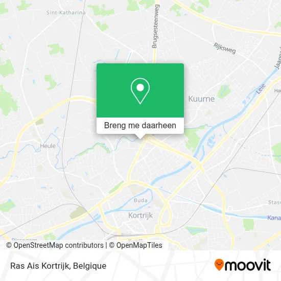 Ras Ais Kortrijk kaart
