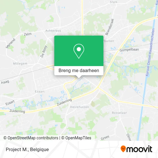 Project M. kaart