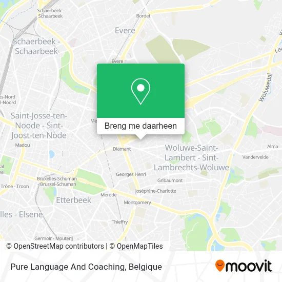 Pure Language And Coaching kaart
