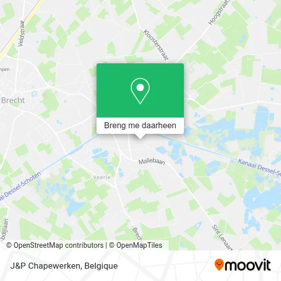 J&P Chapewerken kaart