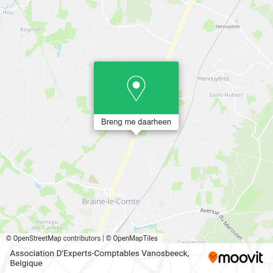 Association D'Experts-Comptables Vanosbeeck kaart