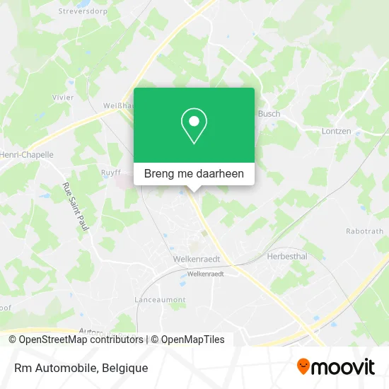Rm Automobile kaart