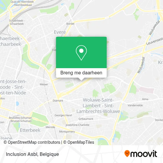 Inclusion Asbl kaart