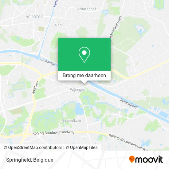 Springfield kaart