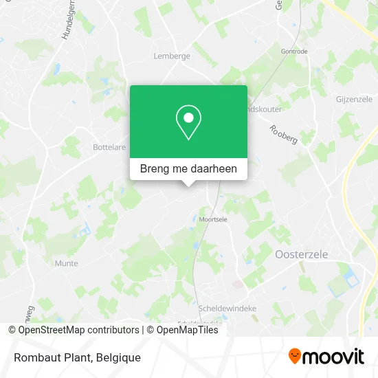 Rombaut Plant kaart