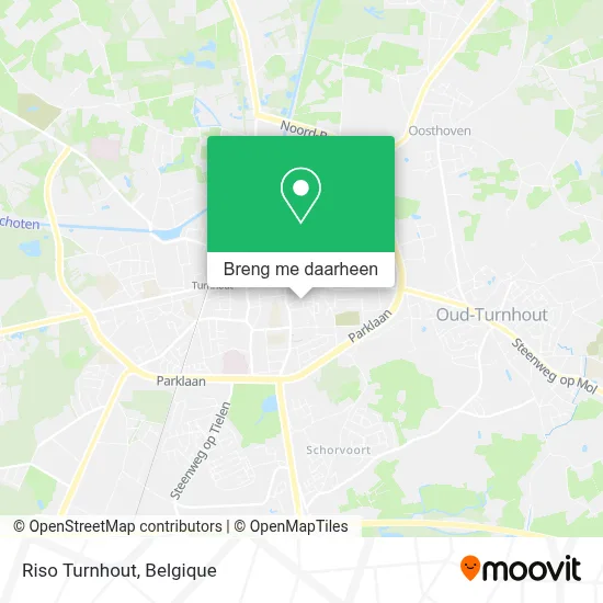 Riso Turnhout kaart