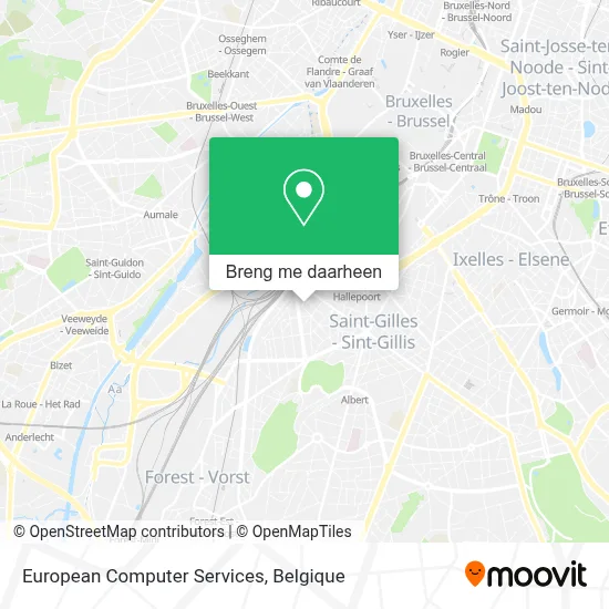 European Computer Services kaart