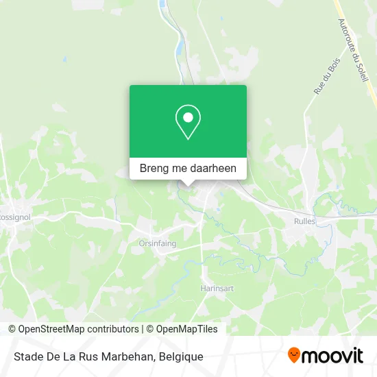 Stade De La Rus Marbehan kaart
