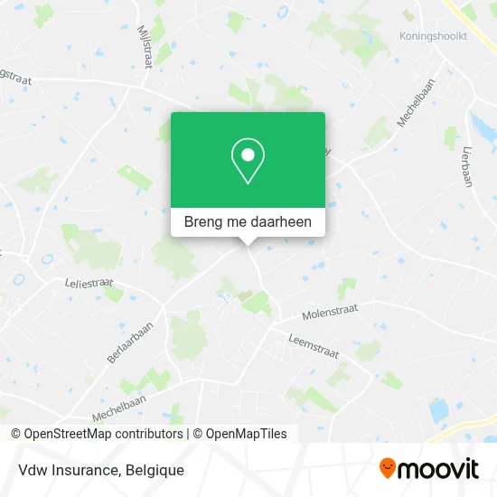 Vdw Insurance kaart