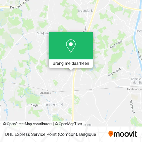 DHL Express Service Point (Comcon) kaart