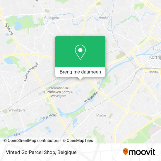Vinted Go Parcel Shop kaart
