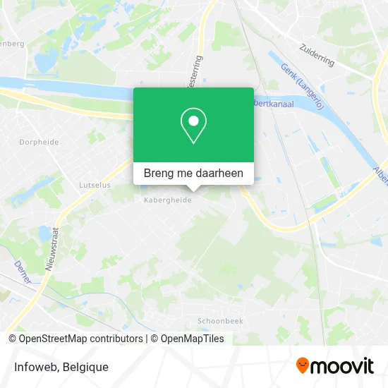 Infoweb kaart