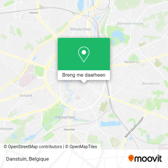 Danstuin kaart