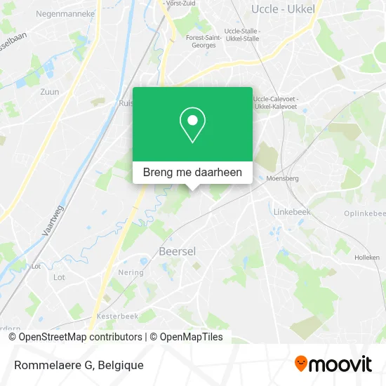 Rommelaere G kaart