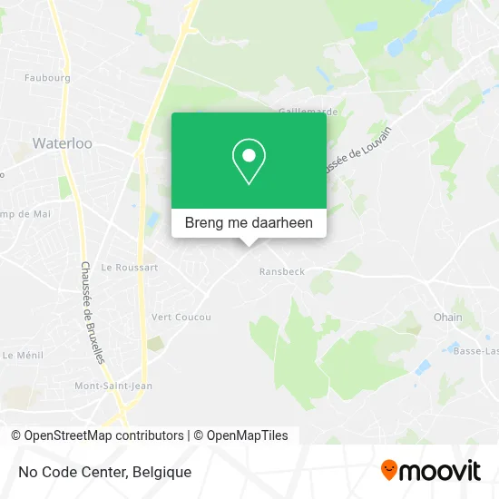 No Code Center kaart