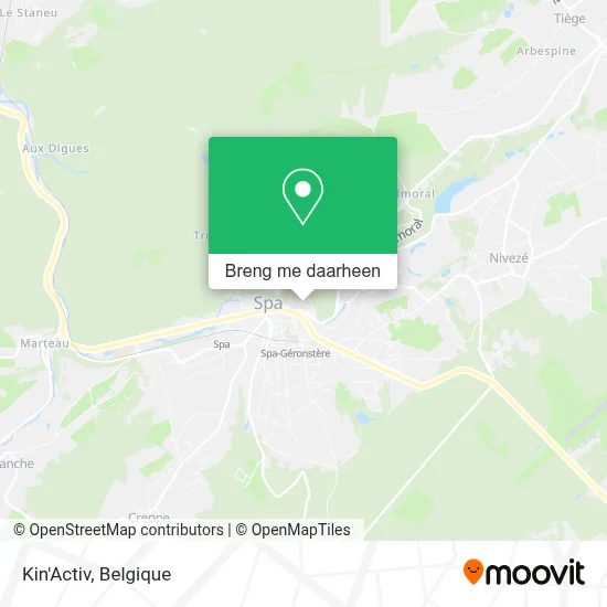 Kin'Activ kaart