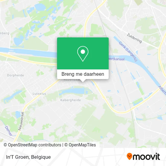 In'T Groen kaart