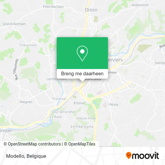 Modello kaart