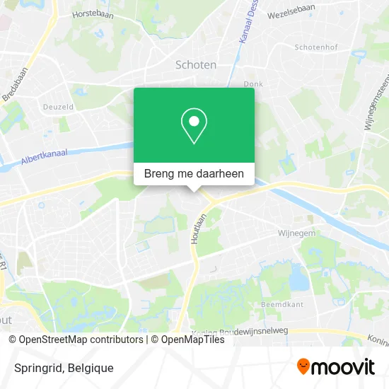 Springrid kaart