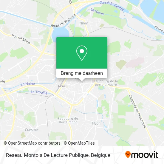 Reseau Montois De Lecture Publique kaart