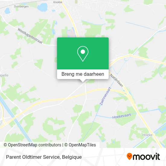 Parent Oldtimer Service kaart