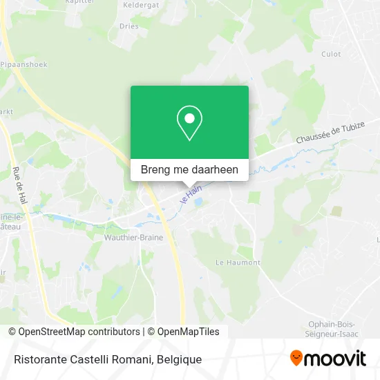 Ristorante Castelli Romani kaart