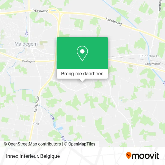 Innex Interieur kaart