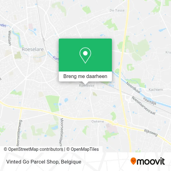 Vinted Go Parcel Shop kaart