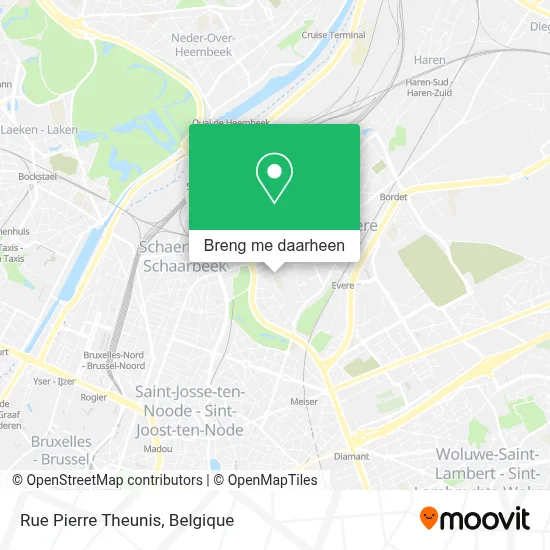 Rue Pierre Theunis kaart