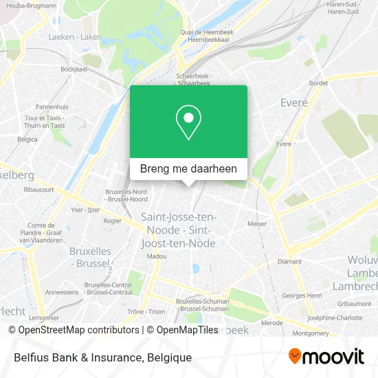 Belfius Bank & Insurance kaart