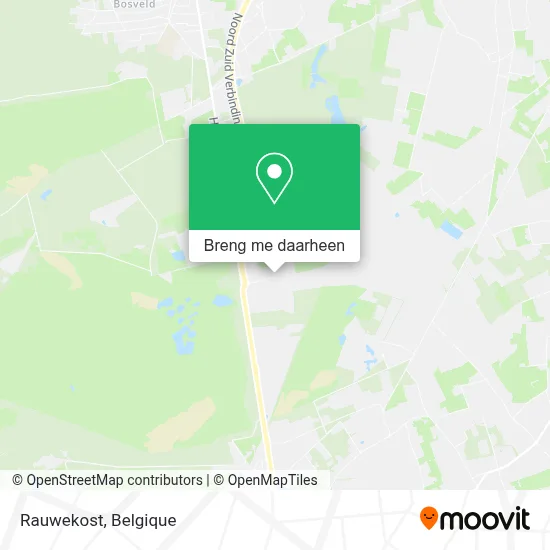 Rauwekost kaart