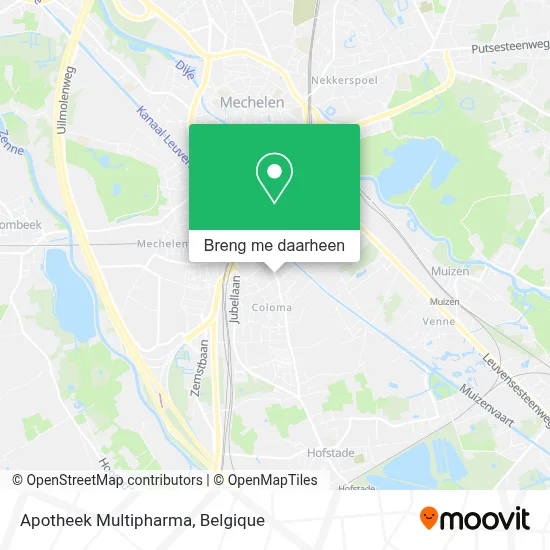 Apotheek Multipharma kaart